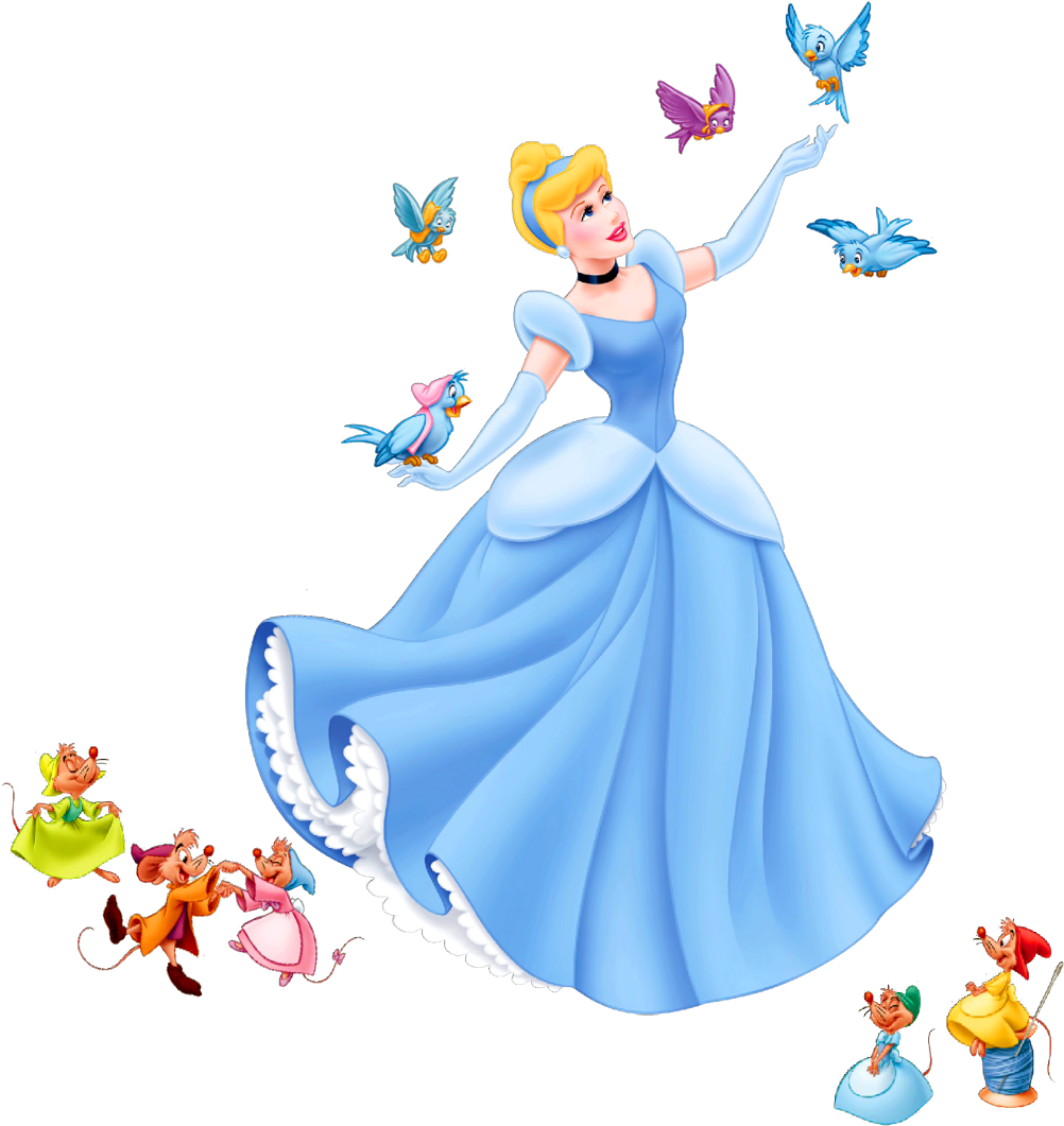 Ftestickers Disney Disneyprincess Cinderella - Disney Princesses (1024x1092), Png Download