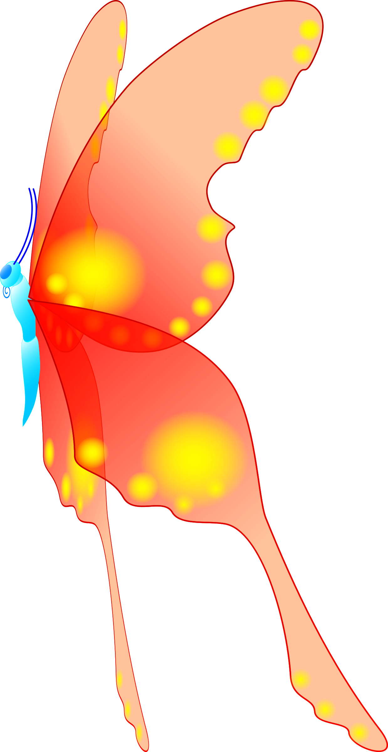 This Free Icons Png Design Of Beautiful Butterfly (1238x2400), Png Download