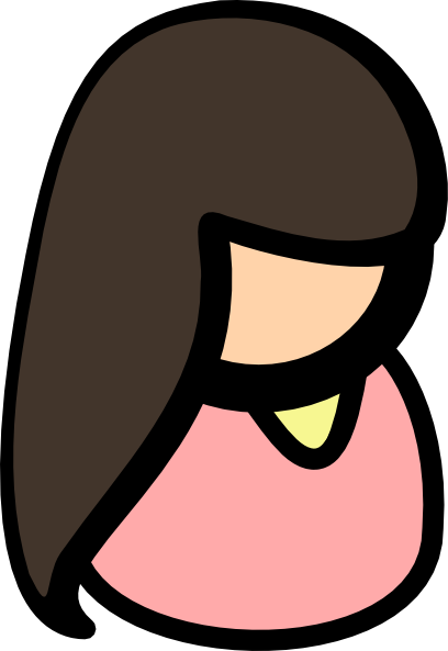 Baby Girl - Clip Art (408x593), Png Download
