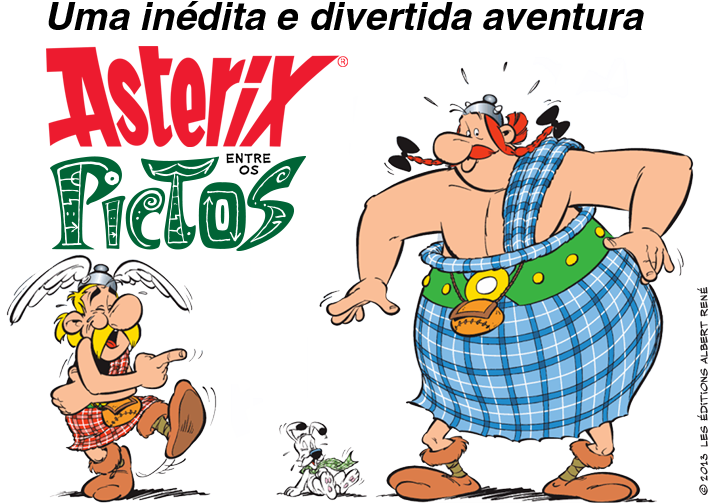 Asterix Livro - Asterix And The Picts [book] (748x540), Png Download