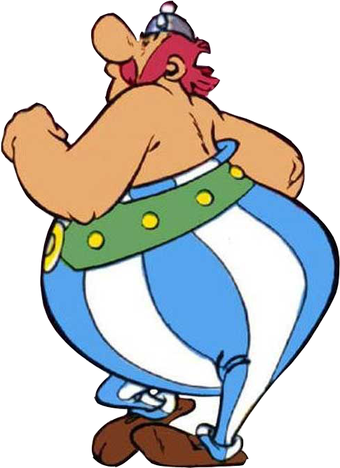 Obelix Menhir - Obelix Png Obelix (530x717), Png Download