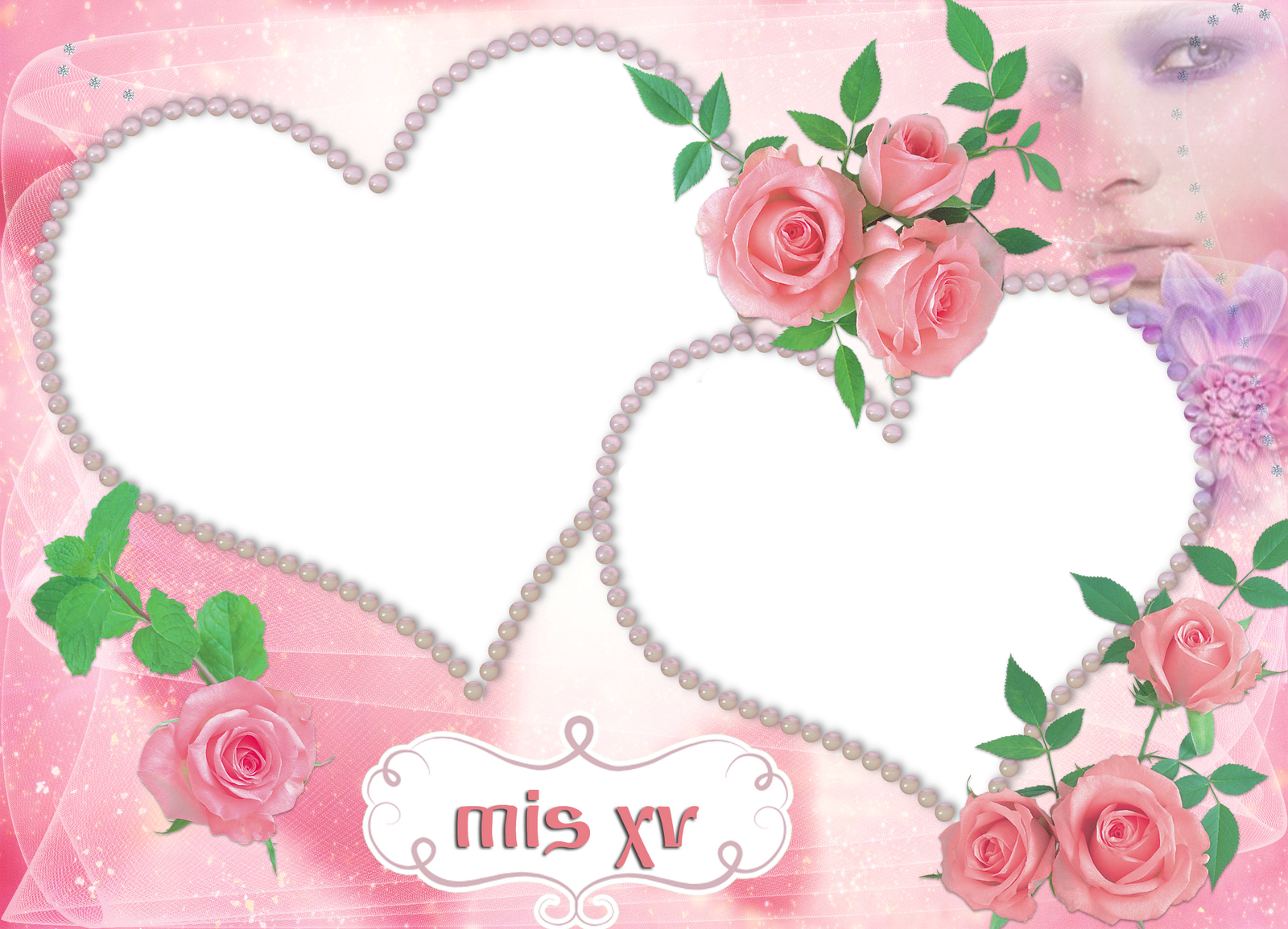 Marcos Hermosos Para Esa Fecha Tan Especial - Marcos Para Fotos De Amor Para Dos Personas Para Editar (1600x1155), Png Download
