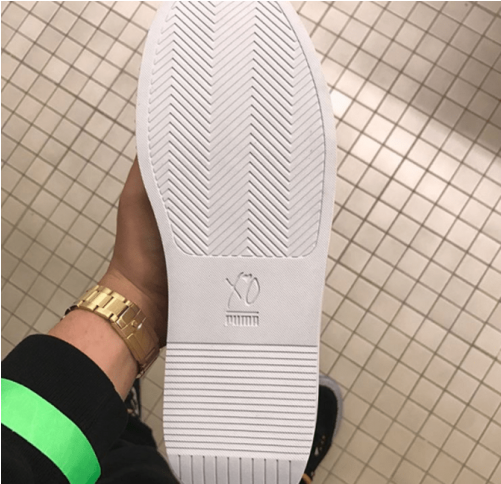 Weeknd Signature Shoe (500x612), Png Download