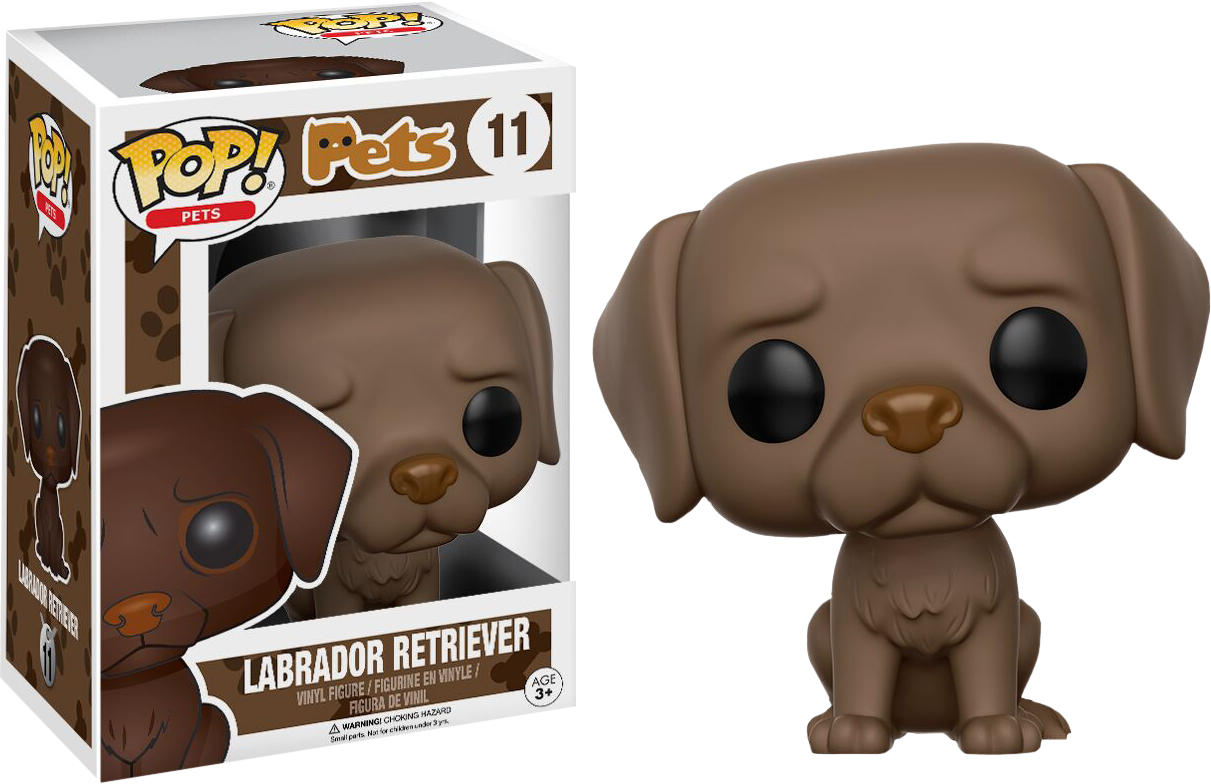 Chocolate Labrador Retriever Pop Vinyl Figure - Funko Pop Labrador Retriever (1211x784), Png Download