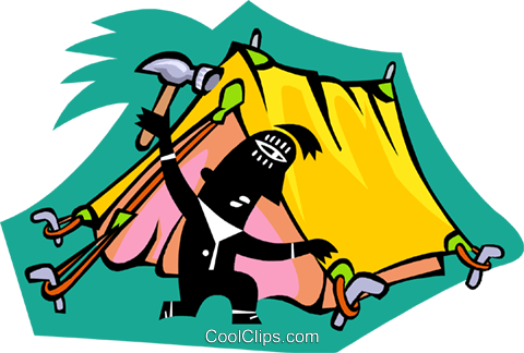 Tent Clipart Person - Person (480x324), Png Download