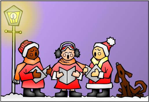 Gustavorezende Xmas Coral Scalable Vector Graphics - Christmas Coloring Pages (555x392), Png Download