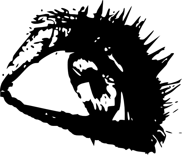 Eyelash Clip Art - Eye Clip Art (600x511), Png Download