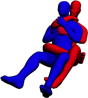 Body Triangle - Rear Naked Choke Diagram (378x402), Png Download