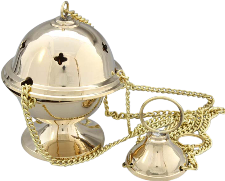 Incense Holder Png - Anzm Weihrauchfass Weihrauchschwenker Messing Poliert (791x591), Png Download