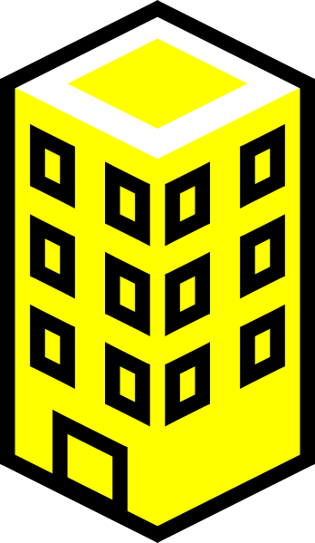 Office Building Clip Art (348x599), Png Download