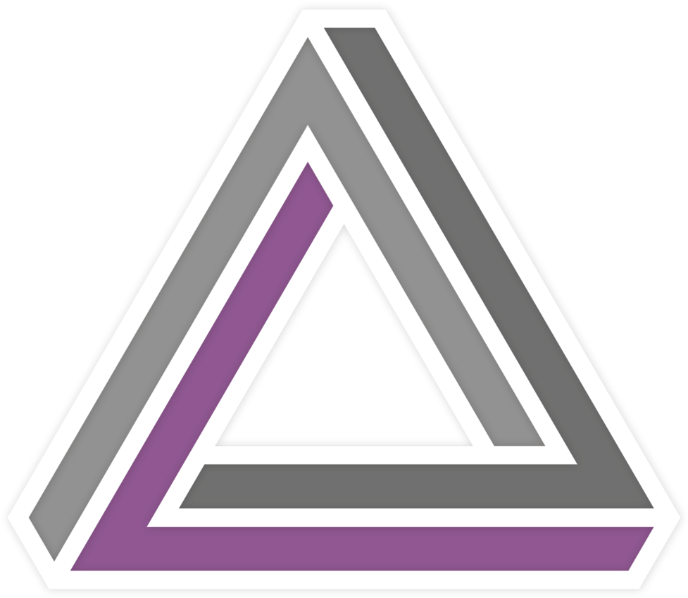 Reach-triangle - Penrose Triangle Logo (1000x1000), Png Download