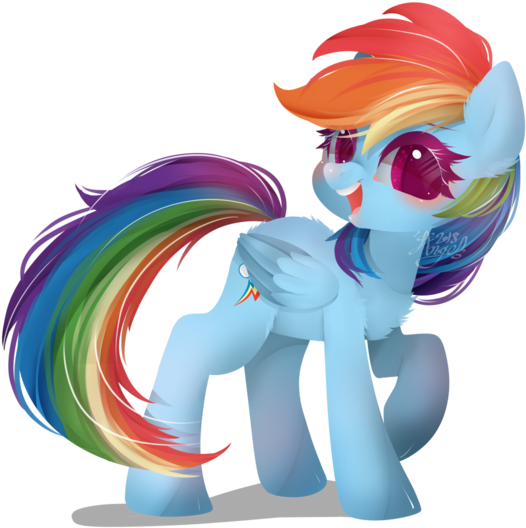 Mlp - Fim Imageboard - Image - Rainbow Dash (600x600), Png Download