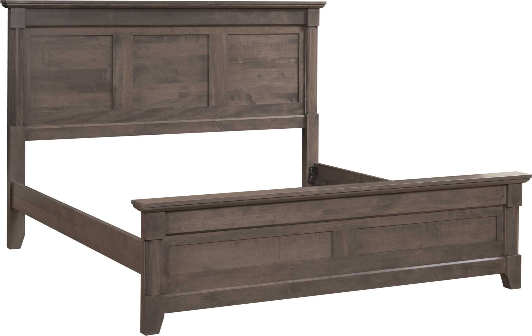 Sanibel Bed Wood Panel Miller Bedrooms Oh - Bed (2048x1295), Png Download