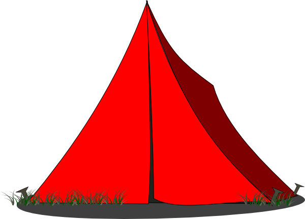 Tent Clipart Cliparts And Others Art Inspiration - Tent (600x432), Png Download