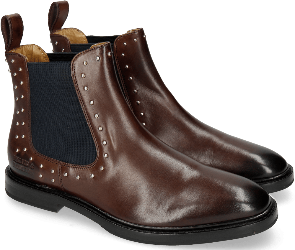 Ankle Boots Katrin 3 Mogano Rivets - Melvin & Hamilton Katrin Ankle Boots, Women's, (1024x1024), Png Download