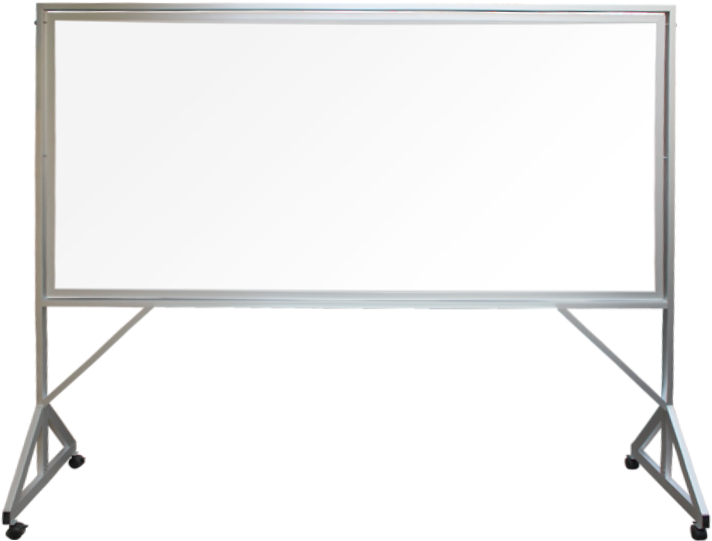 Atril - Medidas Pintarron Blanco Grande (1200x551), Png Download