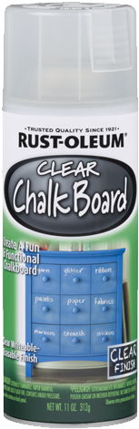 Rustoleum Clear Chalkboard Spray Paint (600x600), Png Download