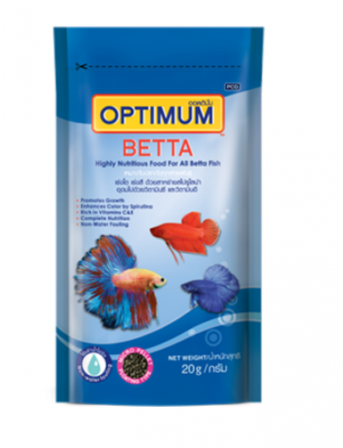 Optimum Betta 20 Gms X 3 Nos. Fish Food (500x500), Png Download