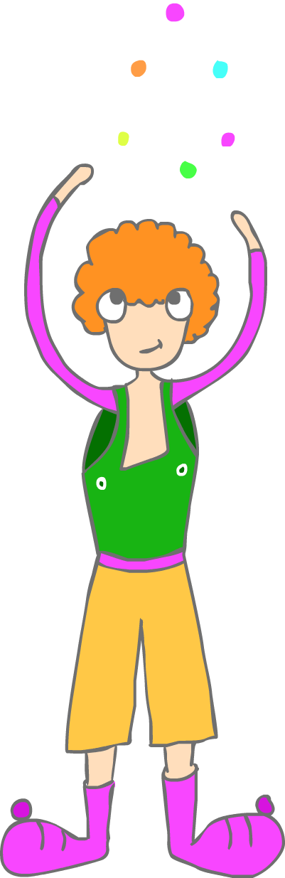 Free To Use Public Domain Clown Clip Art - Free Content (401x1235), Png Download