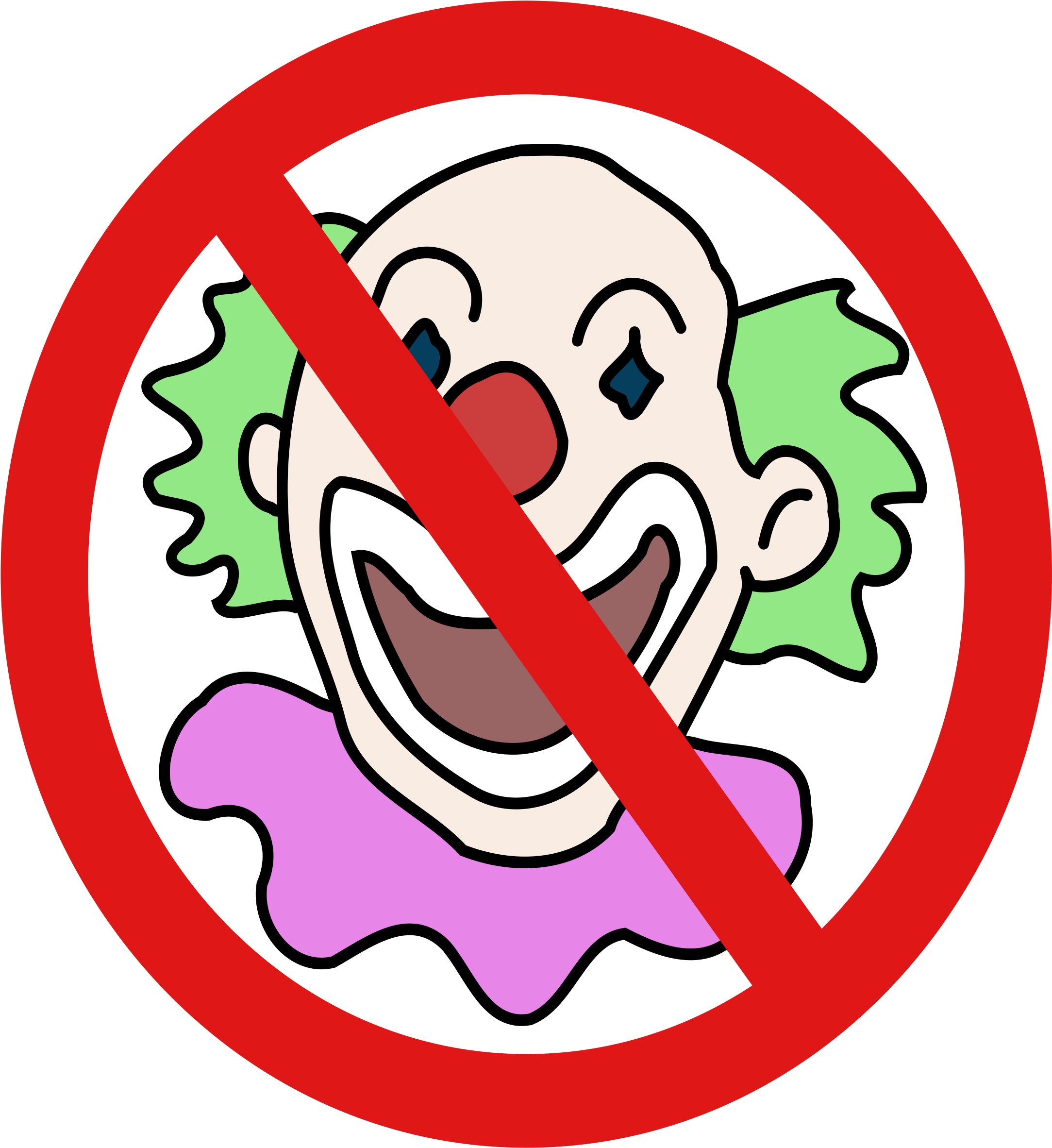 All Photo Png Clipart - No Clowns (685x750), Png Download