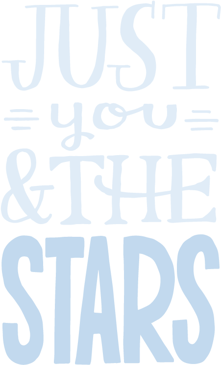 Just You And Stars Type4 - Poster (515x800), Png Download