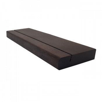 8″ Merbau Hardwood Panel Holder Walnut Color - Copper Drip Plate (350x350), Png Download