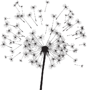Dandelion Clipart Real - Vector Graphics (398x399), Png Download
