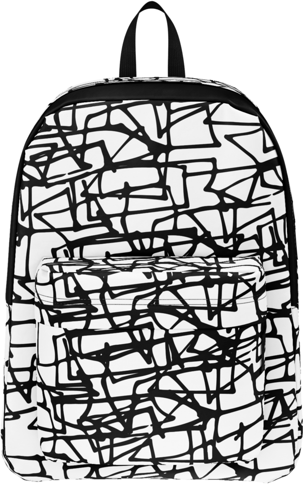Black Scribbles - Garment Bag (1024x1024), Png Download