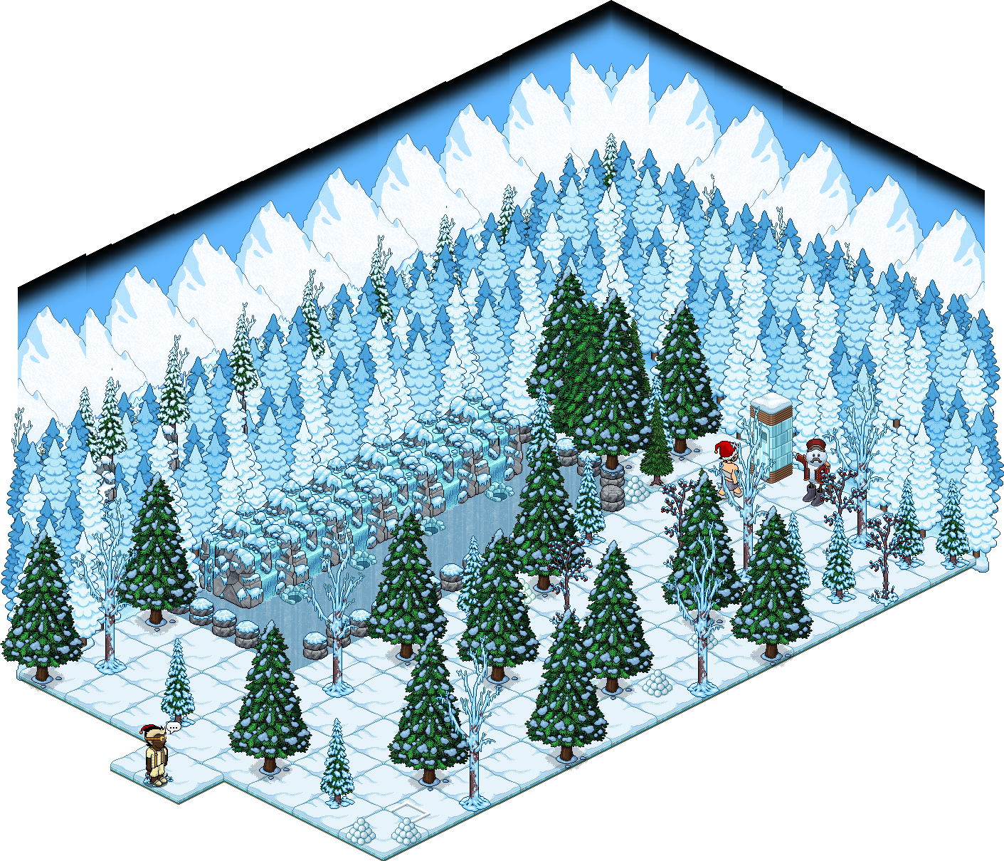 Entre No Quarto Em Busca Da Grande Árvore De Natal - Colorado Spruce (1411x1209), Png Download