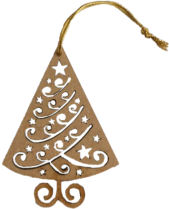 Enfeite De Natal Árvore - Christmas Day (363x442), Png Download