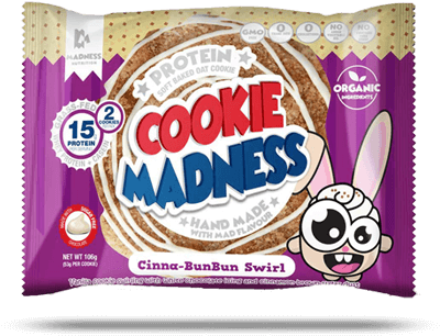 Madness Nutrition Cookie Madness 12 X 2 X 50 G -birthday (421x450), Png Download
