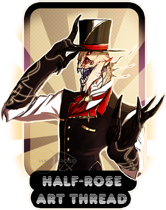 Halfrose Art Thread - Art (559x750), Png Download
