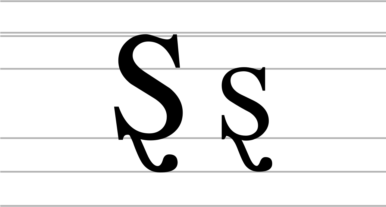 Latin Letter S With Swash Tail - Wikimedia Commons (1280x853), Png Download