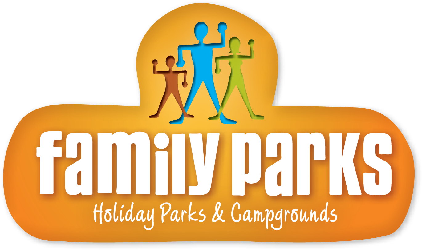 Fp Logo Orange Square Cmyk - Family Parks Holiday Parks And Campgrounds Logo (1535x945), Png Download