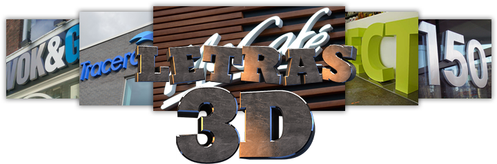 Letras Volumetricas, Letras De Aluminio, Letras De - Anuncios Luminosos Png (740x254), Png Download