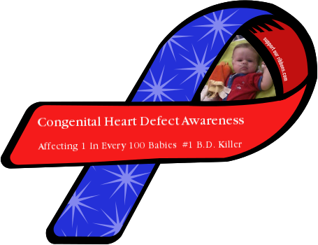 Congenital Heart Defect Awareness / Affecting 1 In - Postural Orthostatic Tachycardia Syndrome Ribbon (455x350), Png Download