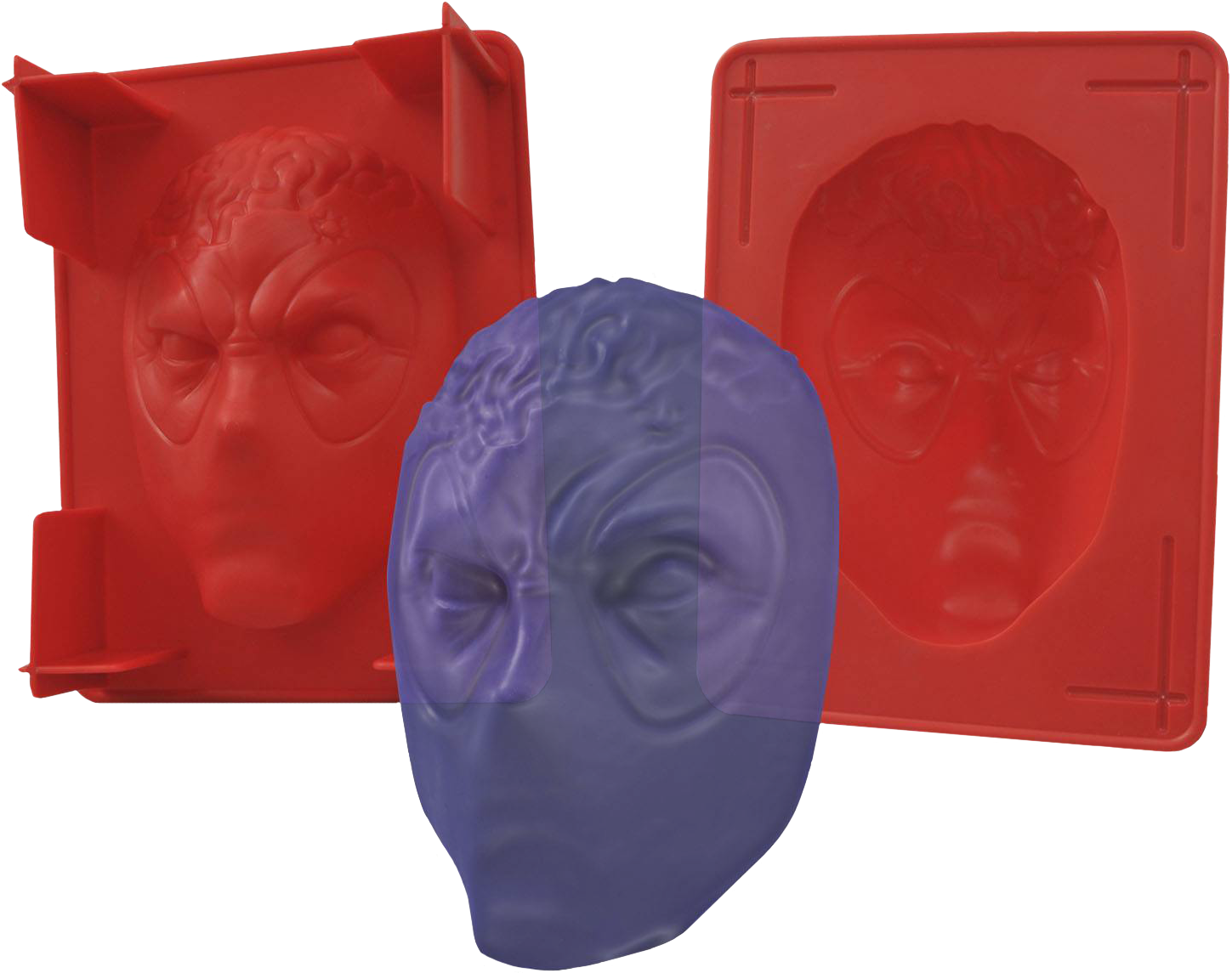 Deadpool - Marvel Deadpool Gelatin Mold (1704x1394), Png Download