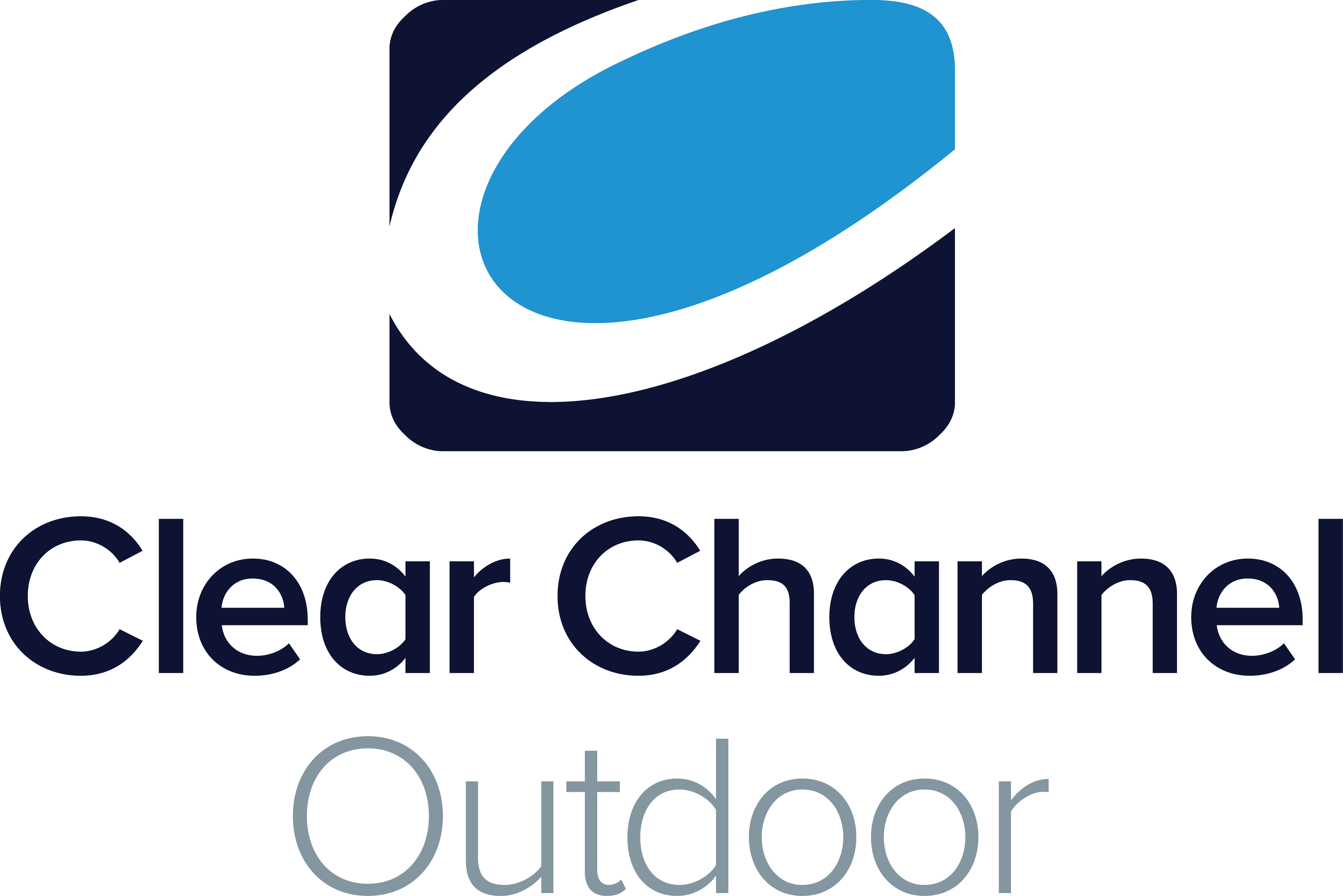 Clear Channel Outdoor Logo (3236x2159), Png Download