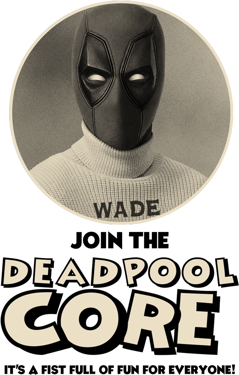 Mobile Sign Up Title - Deadpool 2 Merchandise Bioskop (800x1244), Png Download