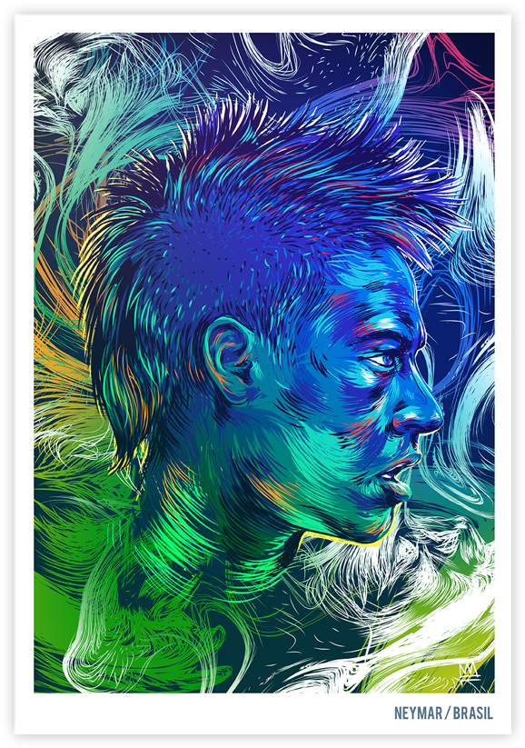 Football Cracks By Dsorder , Via Behance - Illustration (600x845), Png Download