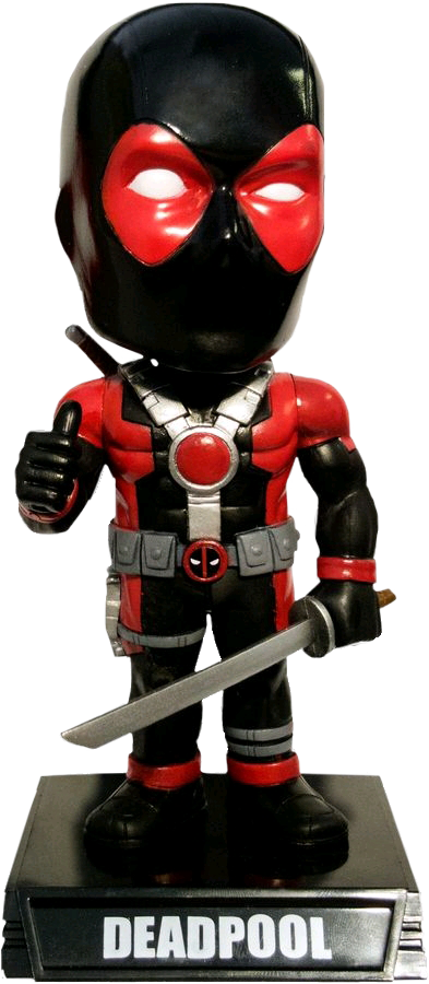 Weapon X Deadpool Wacky Wobbler Bobble Head - Funko Marvel Deadpool Wacky Wobbler (393x900), Png Download