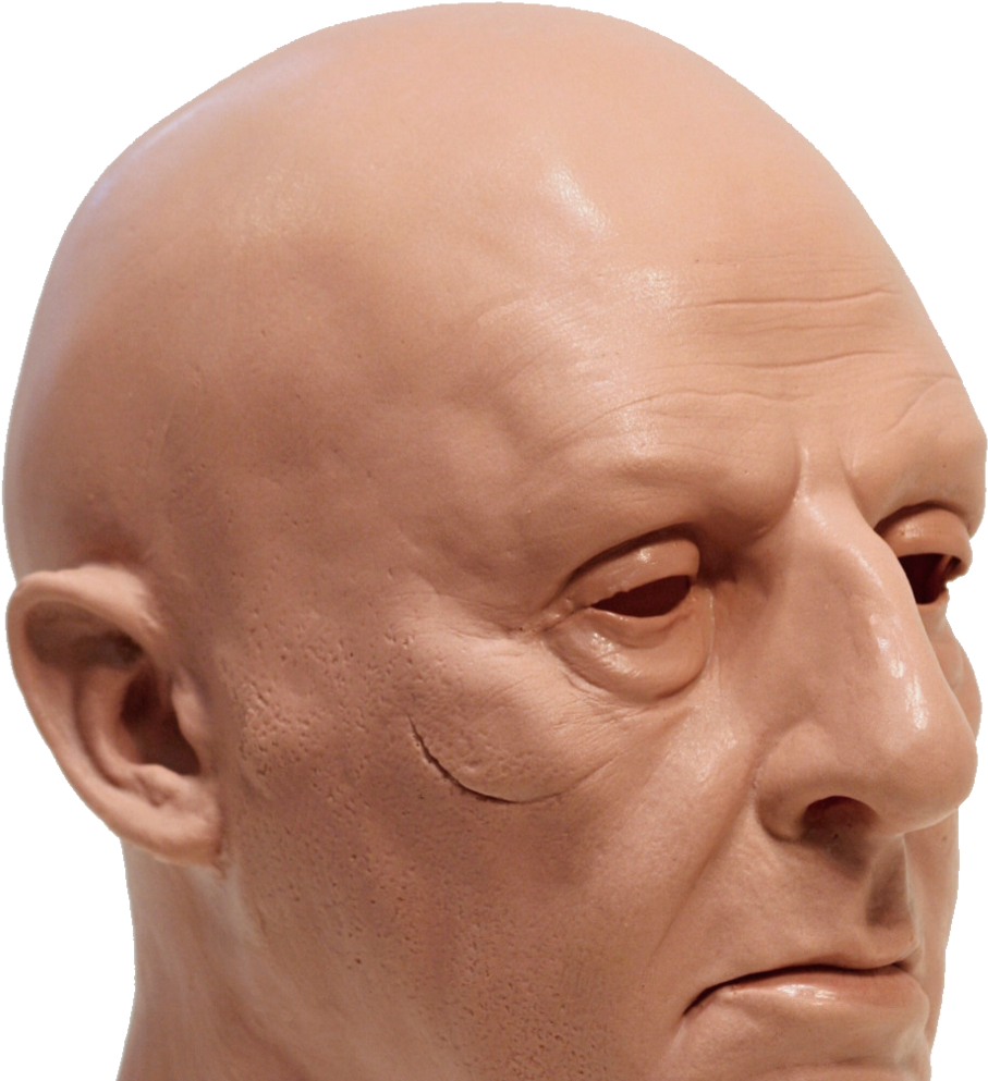 Bouncer Realistic Bald Man Mask - Karbi Language (1019x1024), Png Download