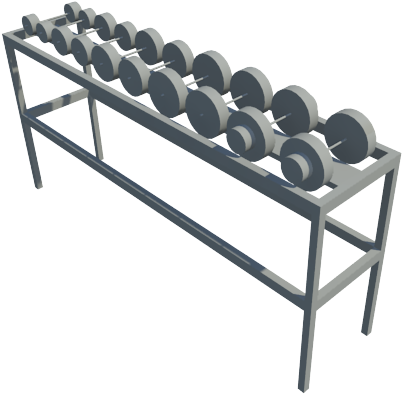 Mueble Para Pesas De 711x3150mm - Weight Training (652x482), Png Download