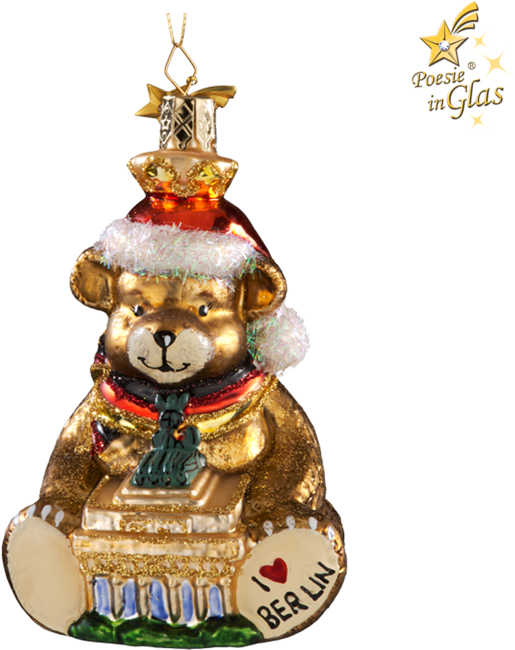Berlin Christmas-bear - Gesù Bambino Di Praga Statua (1000x1000), Png Download