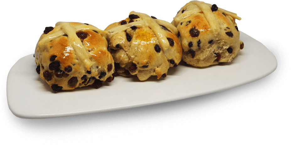 Hot Cross Buns - Scone (1000x667), Png Download