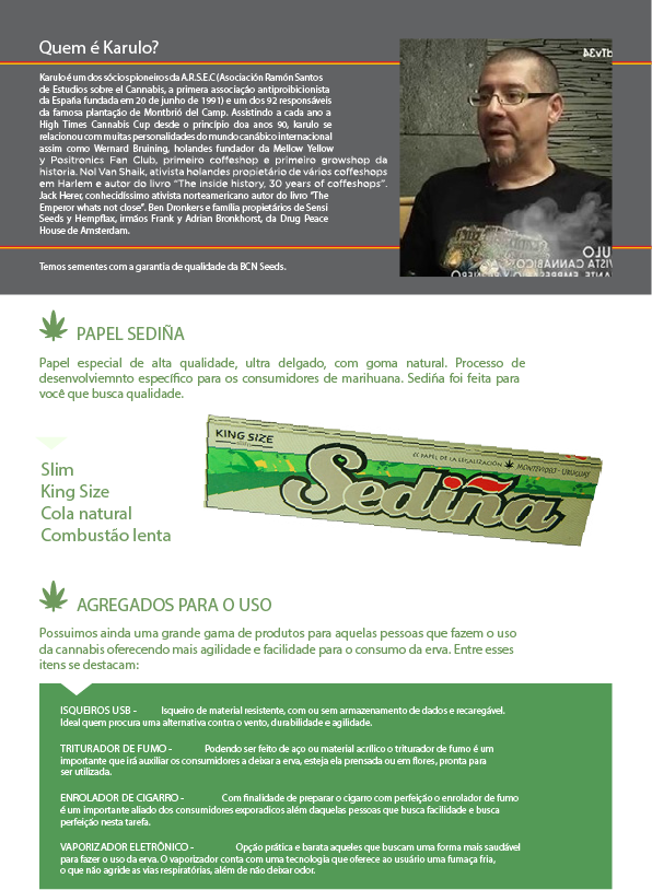 Sediña Marihuana Y Derivados - Brochure (596x814), Png Download