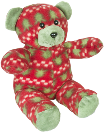 Ed The Reindeer, Evergreen The Christmas Bear - Stuffems Toy Shop Record Your Own Plush 8 Inch Christmas (400x462), Png Download