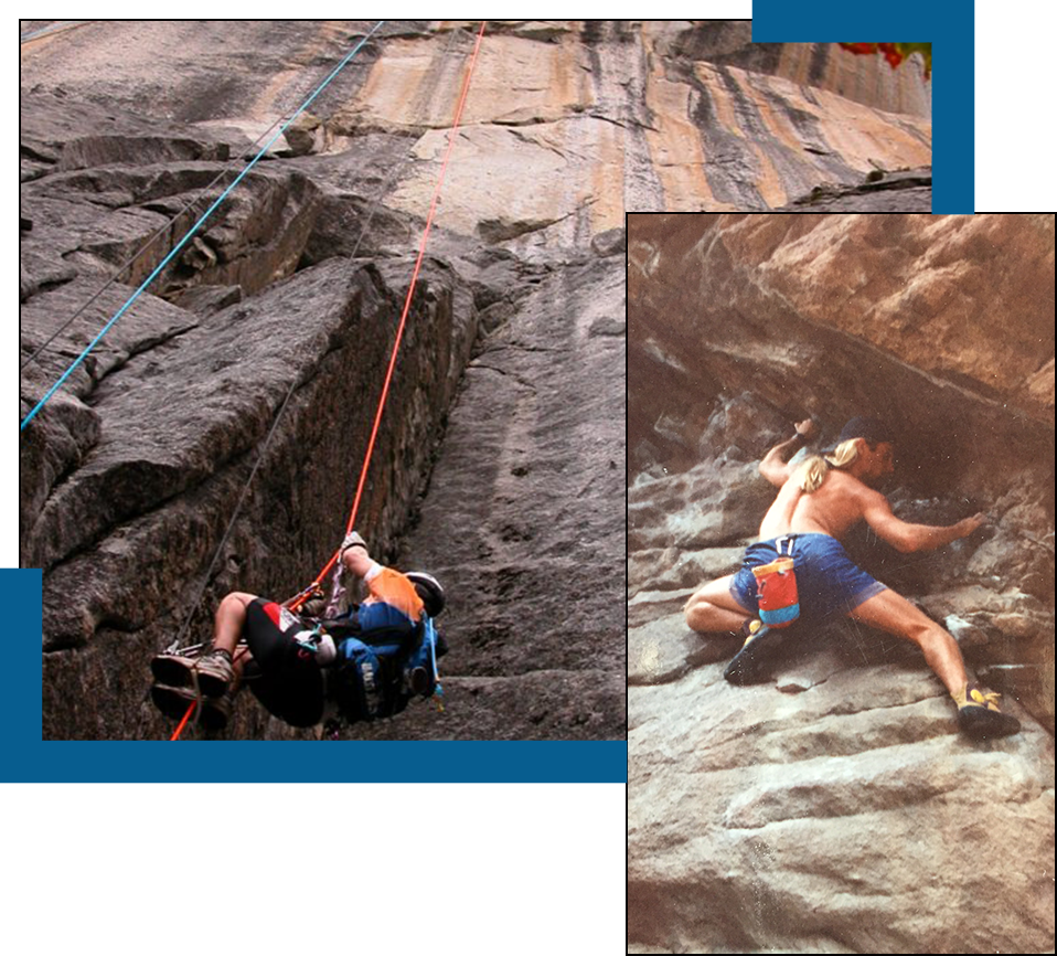 It Was While Jeff Was Living In “j Tree” That A Very - Abseiling (958x866), Png Download