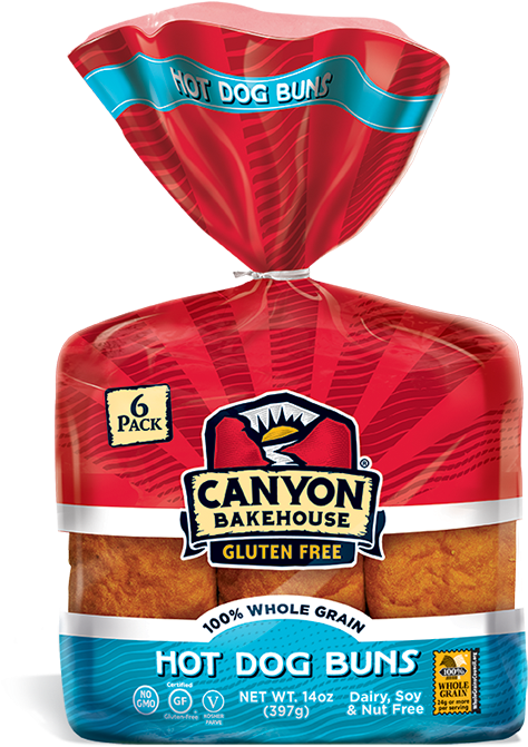 Hot Dog Buns - Canyon Bakehouse Gluten Free Brownie Bites (508x835), Png Download