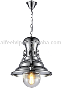Using Led Bulb Vintage Industrial Design Retro Decorative - Pendant Light (350x350), Png Download